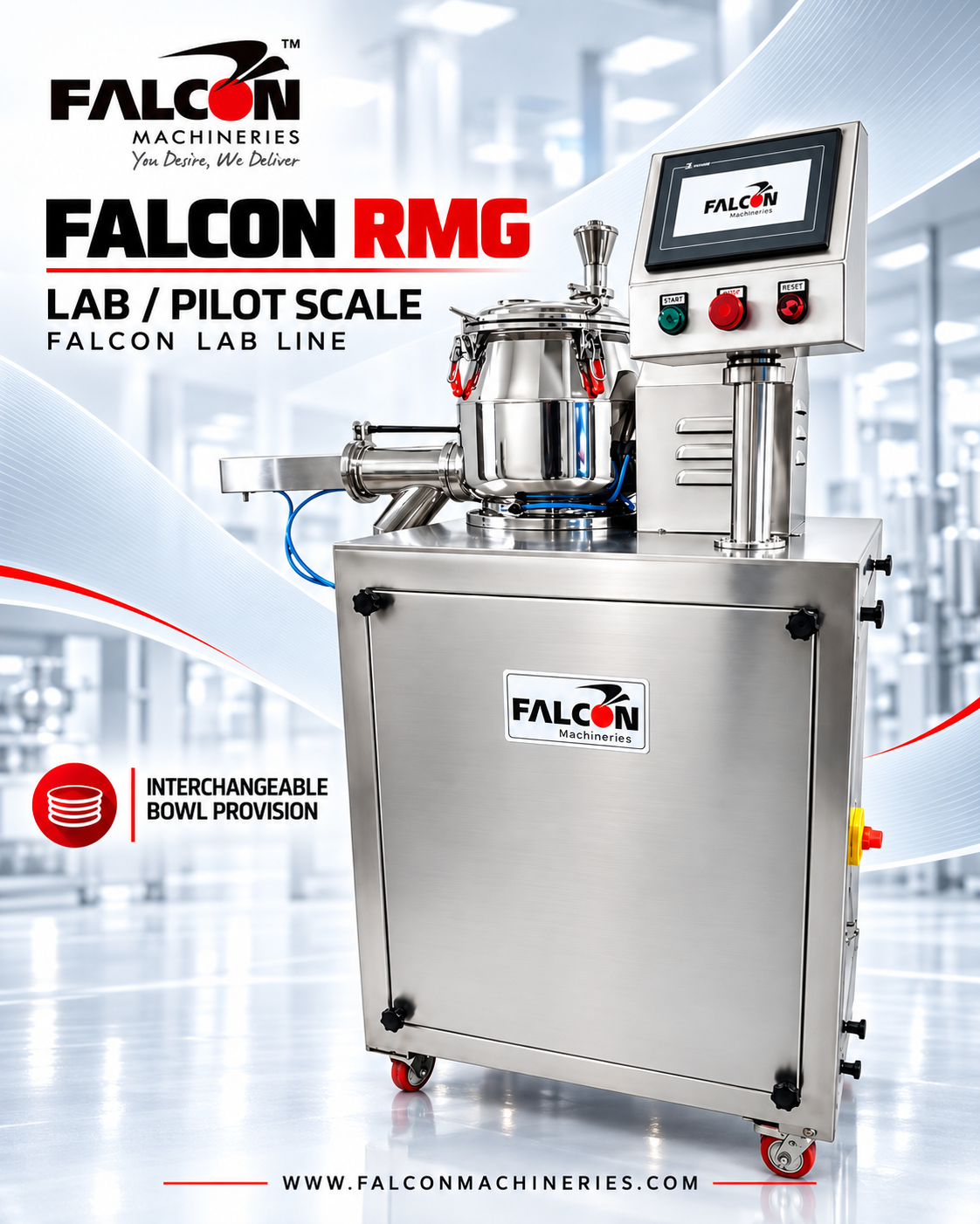 Lab Rapid Mixer Granulator